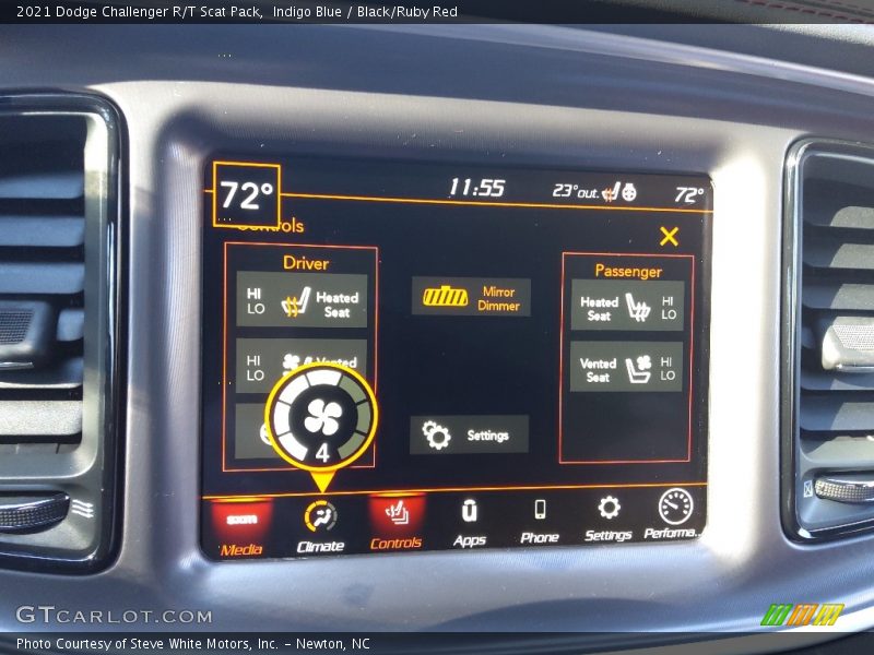 Indigo Blue / Black/Ruby Red 2021 Dodge Challenger R/T Scat Pack
