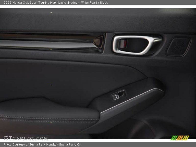 Platinum White Pearl / Black 2022 Honda Civic Sport Touring Hatchback