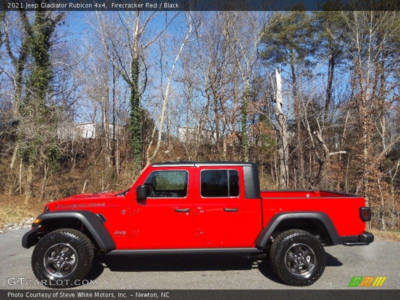 Firecracker Red / Black 2021 Jeep Gladiator Rubicon 4x4