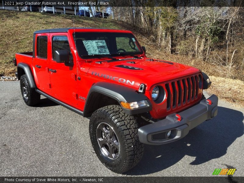 Firecracker Red / Black 2021 Jeep Gladiator Rubicon 4x4