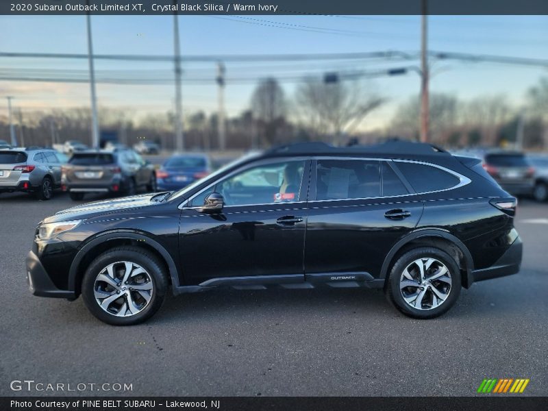 Crystal Black Silica / Warm Ivory 2020 Subaru Outback Limited XT