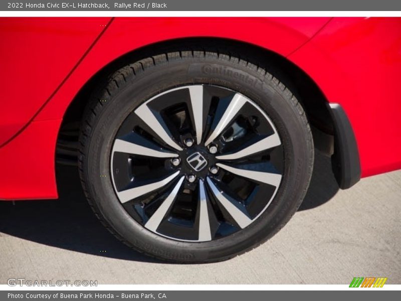 Rallye Red / Black 2022 Honda Civic EX-L Hatchback