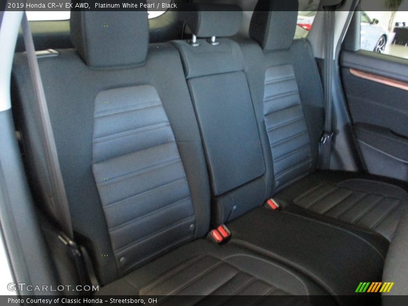 Platinum White Pearl / Black 2019 Honda CR-V EX AWD