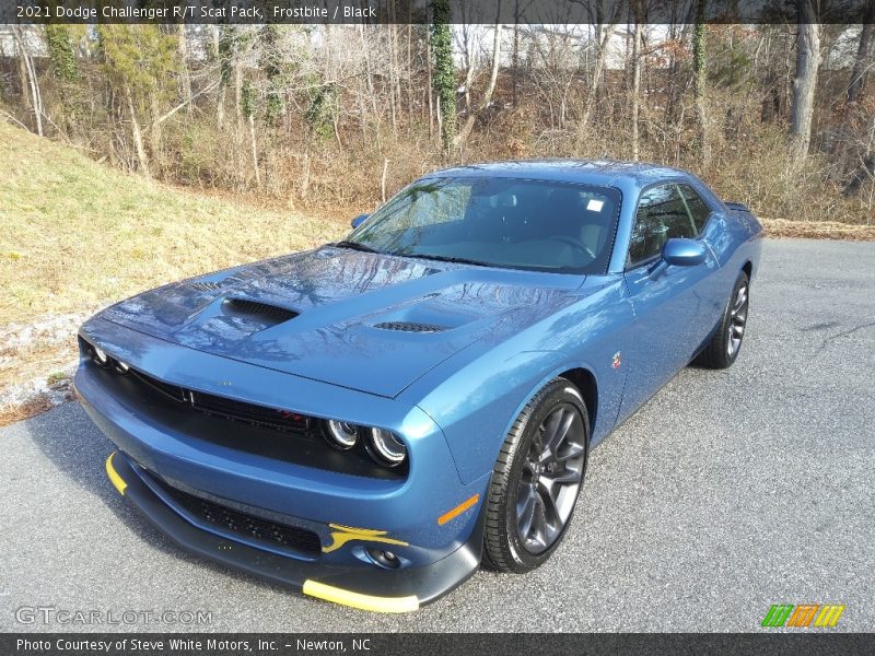 Frostbite / Black 2021 Dodge Challenger R/T Scat Pack