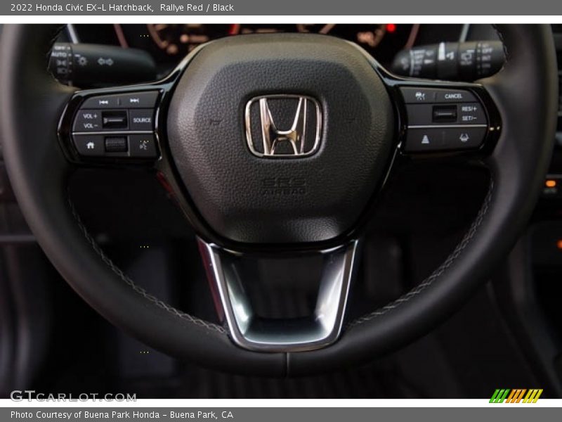 Rallye Red / Black 2022 Honda Civic EX-L Hatchback