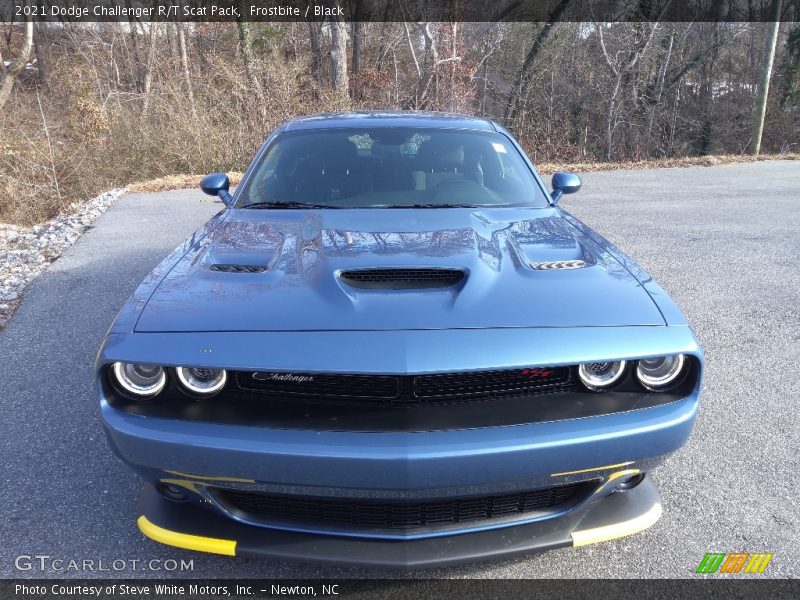 Frostbite / Black 2021 Dodge Challenger R/T Scat Pack