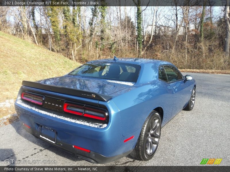 Frostbite / Black 2021 Dodge Challenger R/T Scat Pack