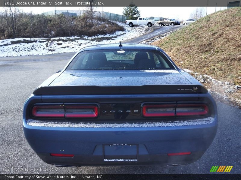 Frostbite / Black 2021 Dodge Challenger R/T Scat Pack