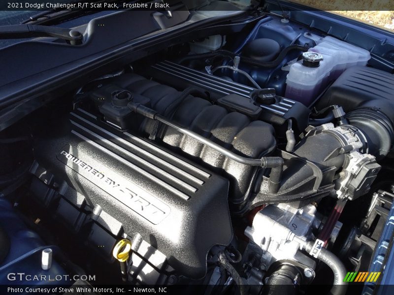Frostbite / Black 2021 Dodge Challenger R/T Scat Pack