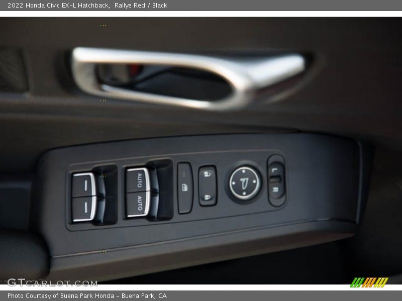 Rallye Red / Black 2022 Honda Civic EX-L Hatchback