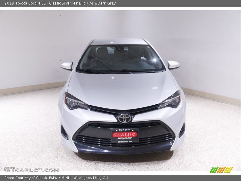 Classic Silver Metallic / Ash/Dark Gray 2019 Toyota Corolla LE