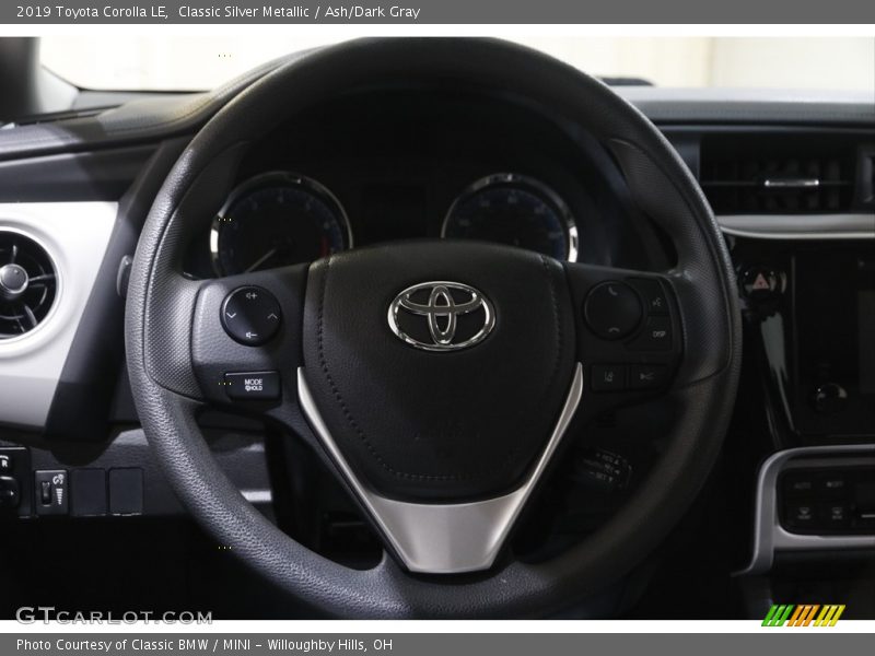 Classic Silver Metallic / Ash/Dark Gray 2019 Toyota Corolla LE