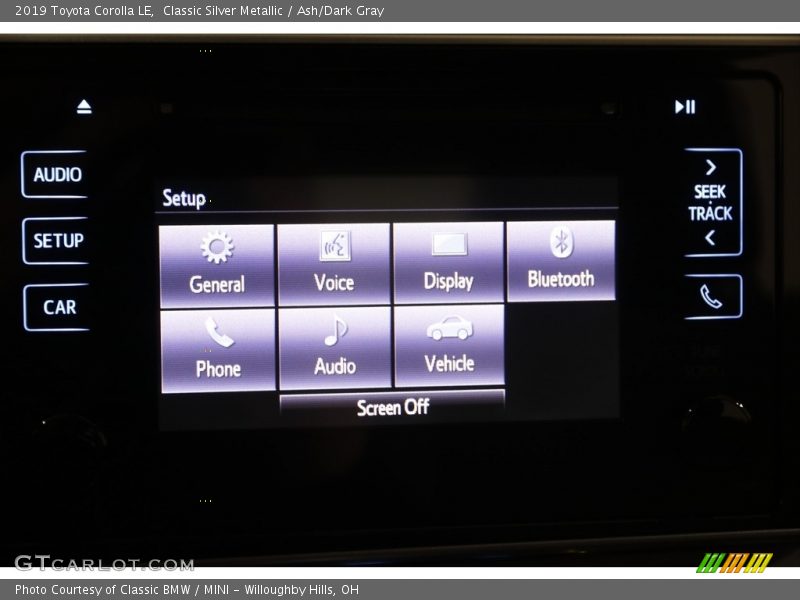 Classic Silver Metallic / Ash/Dark Gray 2019 Toyota Corolla LE