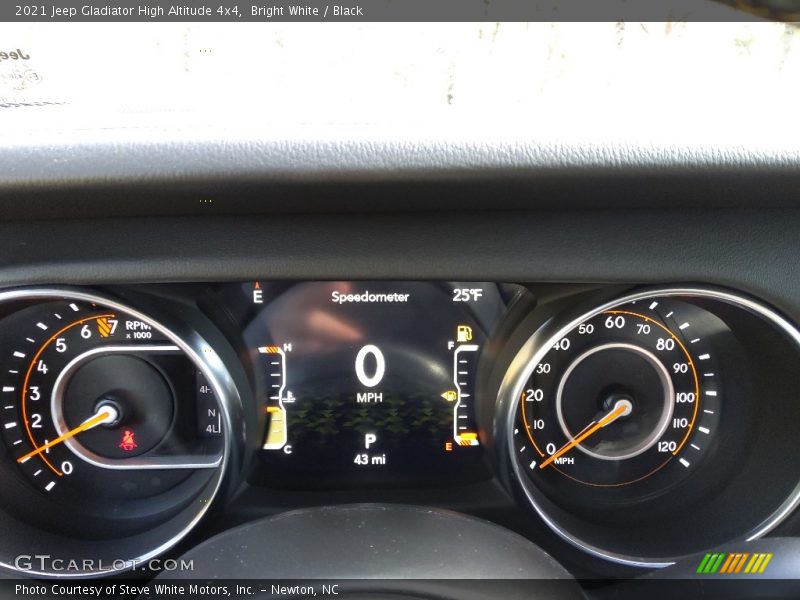 Bright White / Black 2021 Jeep Gladiator High Altitude 4x4