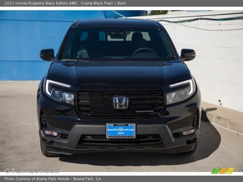 Crystal Black Pearl / Black 2022 Honda Ridgeline Black Edition AWD