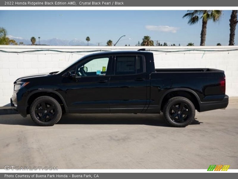 Crystal Black Pearl / Black 2022 Honda Ridgeline Black Edition AWD