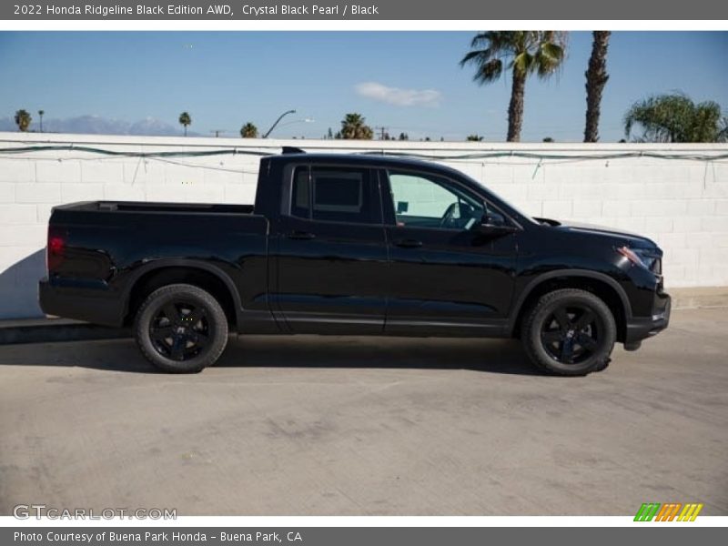 Crystal Black Pearl / Black 2022 Honda Ridgeline Black Edition AWD