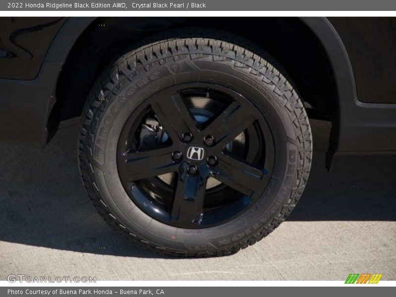 Crystal Black Pearl / Black 2022 Honda Ridgeline Black Edition AWD