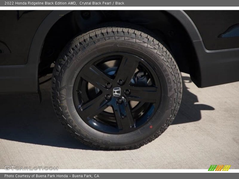 Crystal Black Pearl / Black 2022 Honda Ridgeline Black Edition AWD