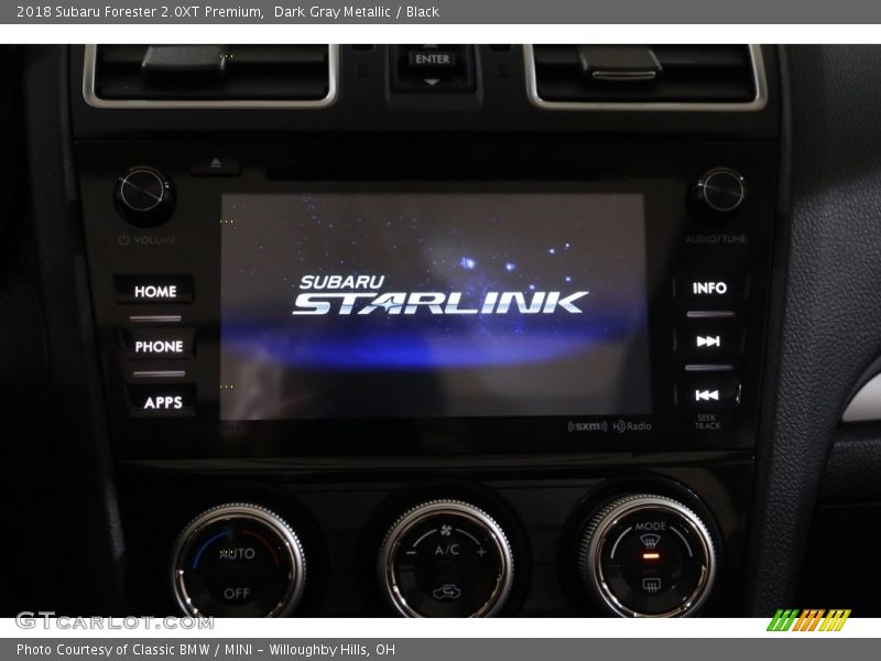 Dark Gray Metallic / Black 2018 Subaru Forester 2.0XT Premium