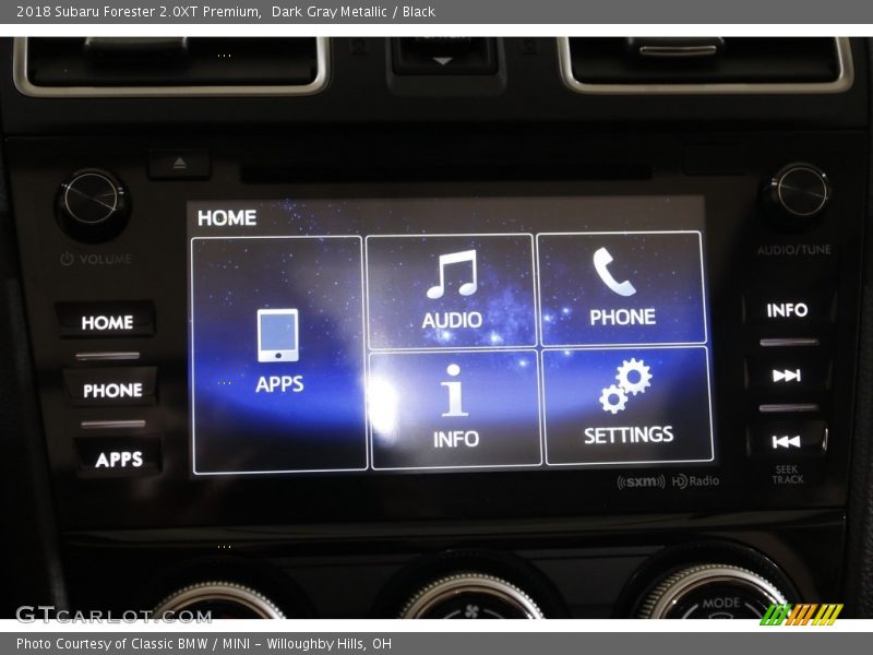 Dark Gray Metallic / Black 2018 Subaru Forester 2.0XT Premium