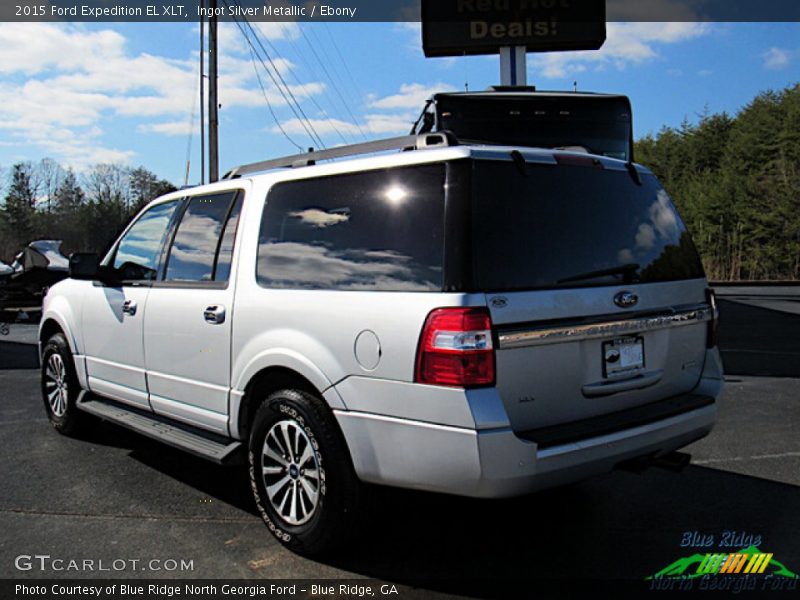 Ingot Silver Metallic / Ebony 2015 Ford Expedition EL XLT