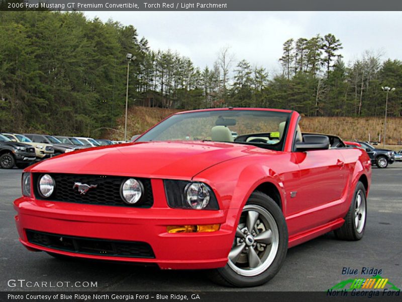 Torch Red / Light Parchment 2006 Ford Mustang GT Premium Convertible