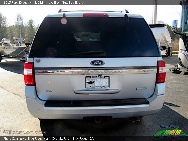 Ingot Silver Metallic / Ebony 2015 Ford Expedition EL XLT
