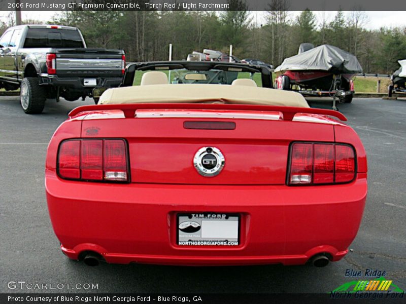 Torch Red / Light Parchment 2006 Ford Mustang GT Premium Convertible