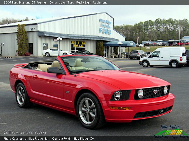 Torch Red / Light Parchment 2006 Ford Mustang GT Premium Convertible