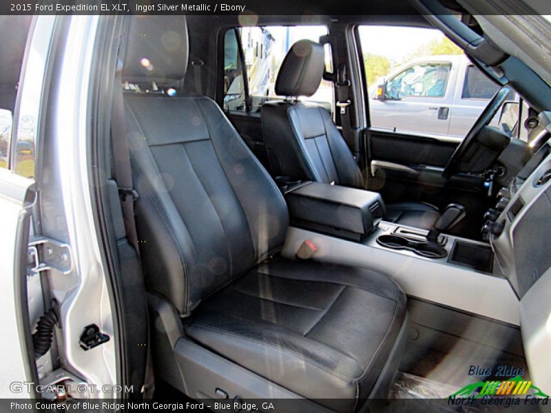 Ingot Silver Metallic / Ebony 2015 Ford Expedition EL XLT