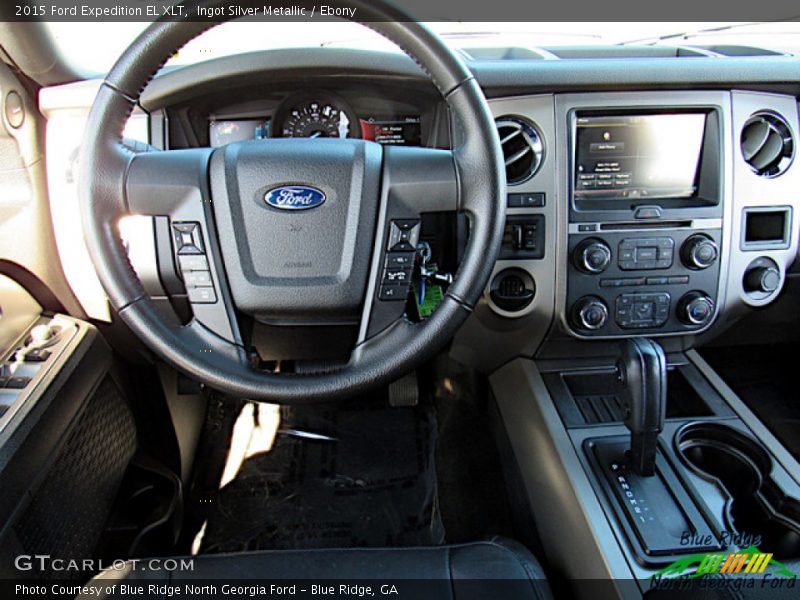 Ingot Silver Metallic / Ebony 2015 Ford Expedition EL XLT