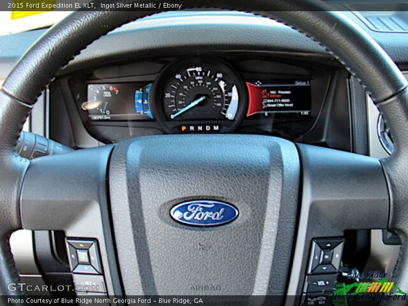 Ingot Silver Metallic / Ebony 2015 Ford Expedition EL XLT