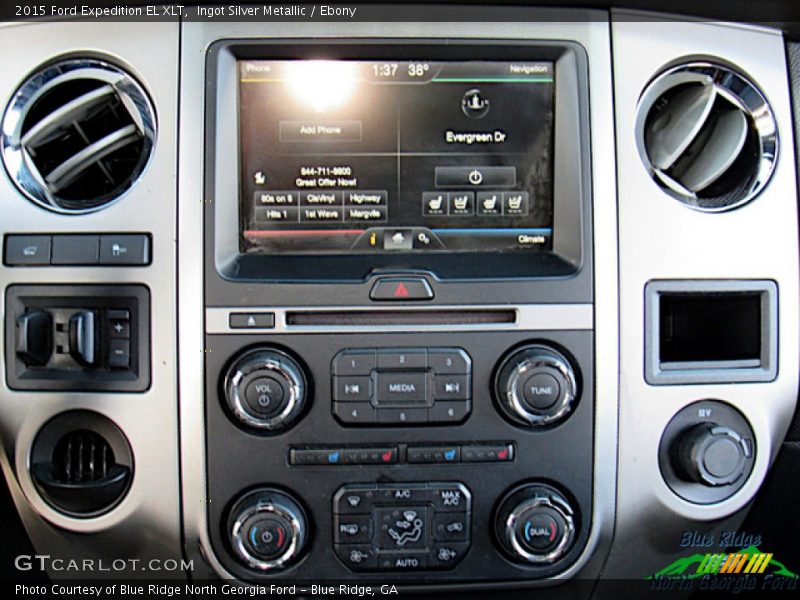 Ingot Silver Metallic / Ebony 2015 Ford Expedition EL XLT
