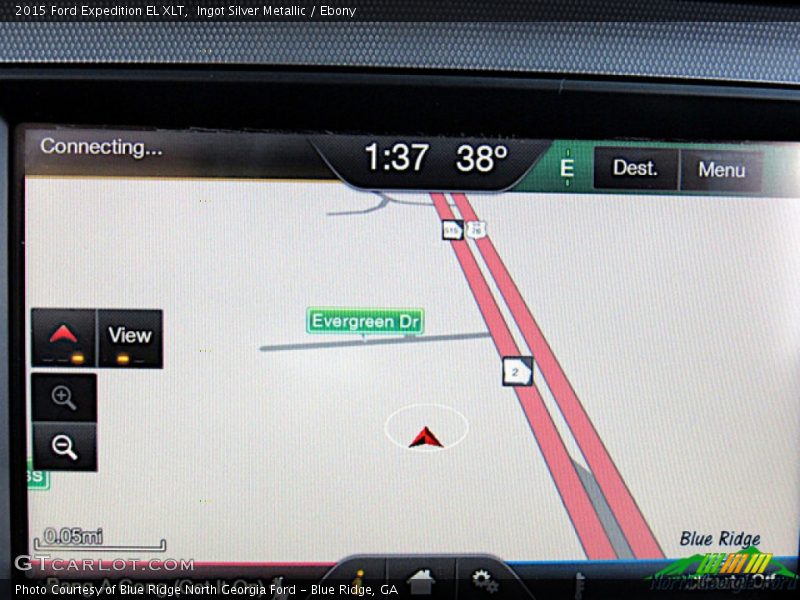 Ingot Silver Metallic / Ebony 2015 Ford Expedition EL XLT