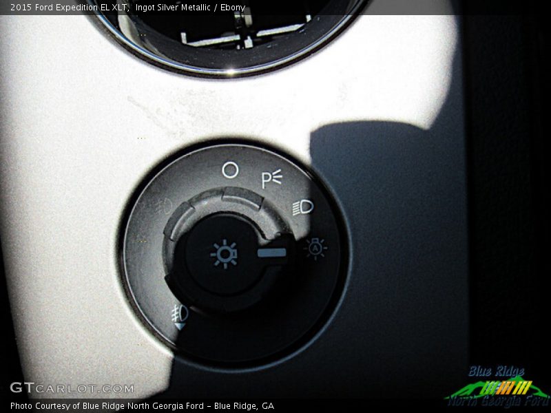 Ingot Silver Metallic / Ebony 2015 Ford Expedition EL XLT