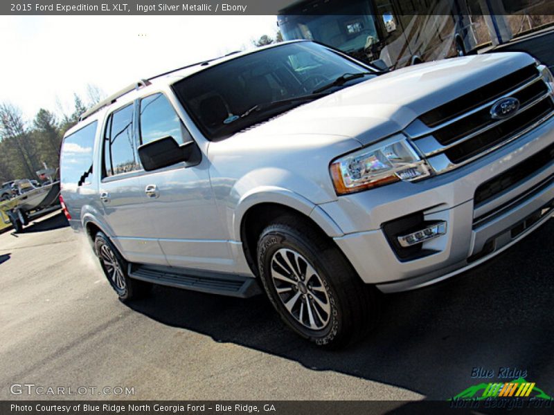 Ingot Silver Metallic / Ebony 2015 Ford Expedition EL XLT
