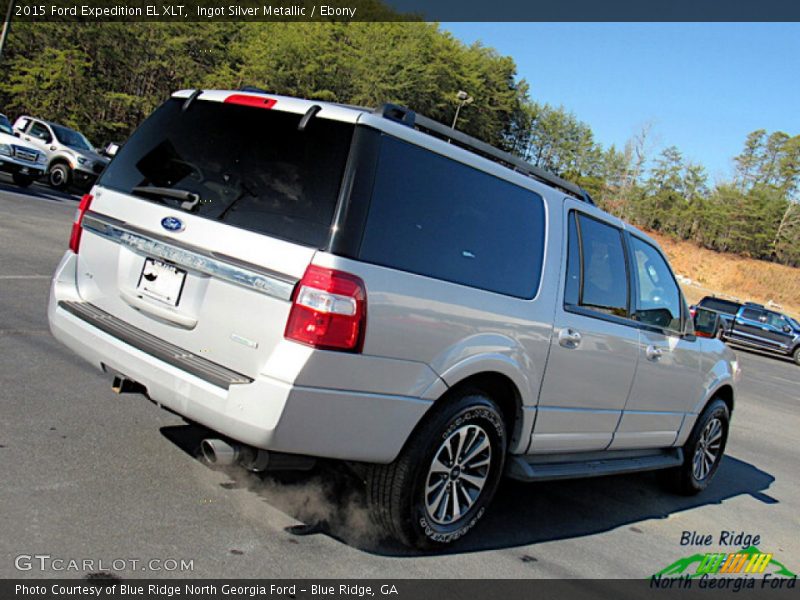 Ingot Silver Metallic / Ebony 2015 Ford Expedition EL XLT