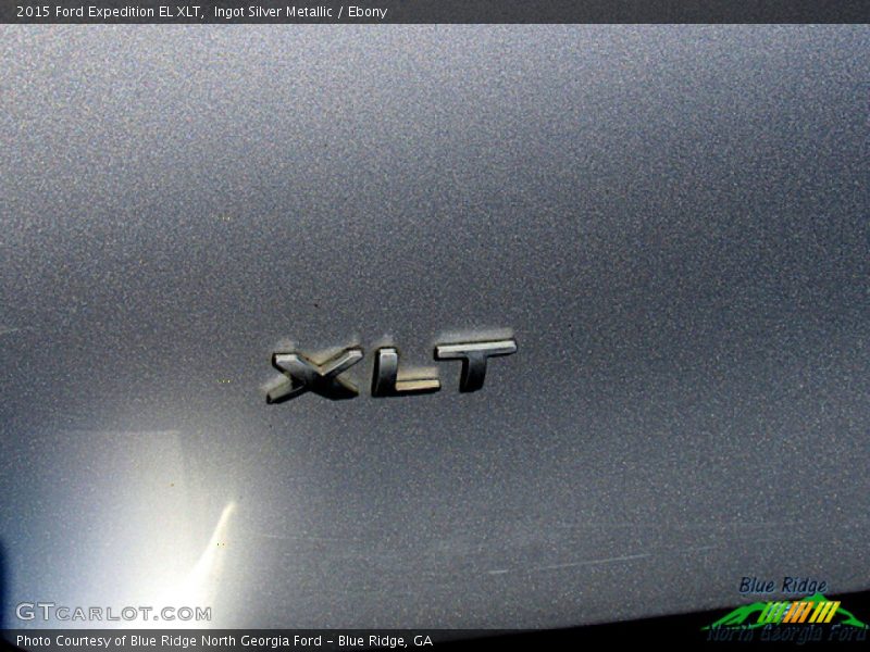 Ingot Silver Metallic / Ebony 2015 Ford Expedition EL XLT