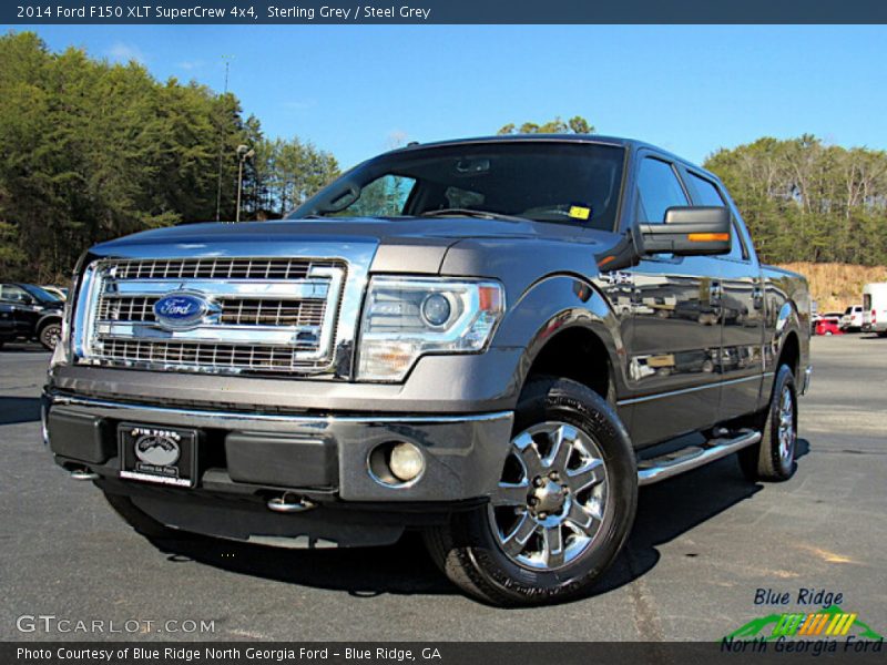 Sterling Grey / Steel Grey 2014 Ford F150 XLT SuperCrew 4x4