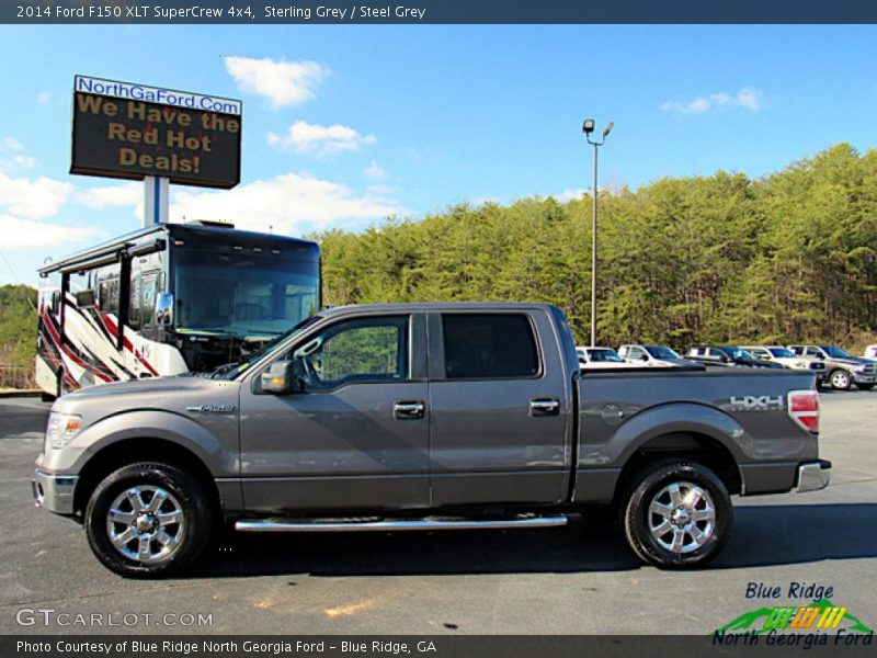 Sterling Grey / Steel Grey 2014 Ford F150 XLT SuperCrew 4x4