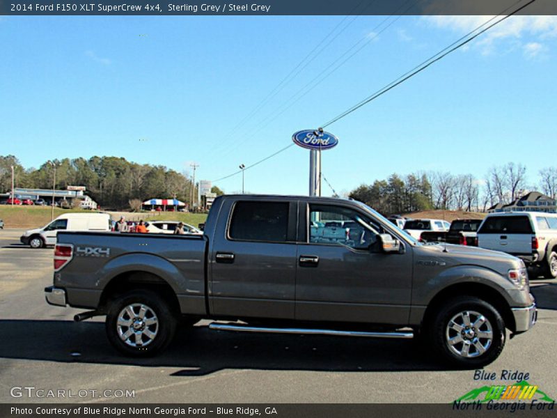 Sterling Grey / Steel Grey 2014 Ford F150 XLT SuperCrew 4x4