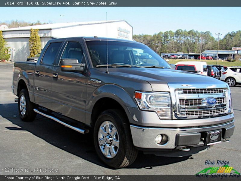 Sterling Grey / Steel Grey 2014 Ford F150 XLT SuperCrew 4x4