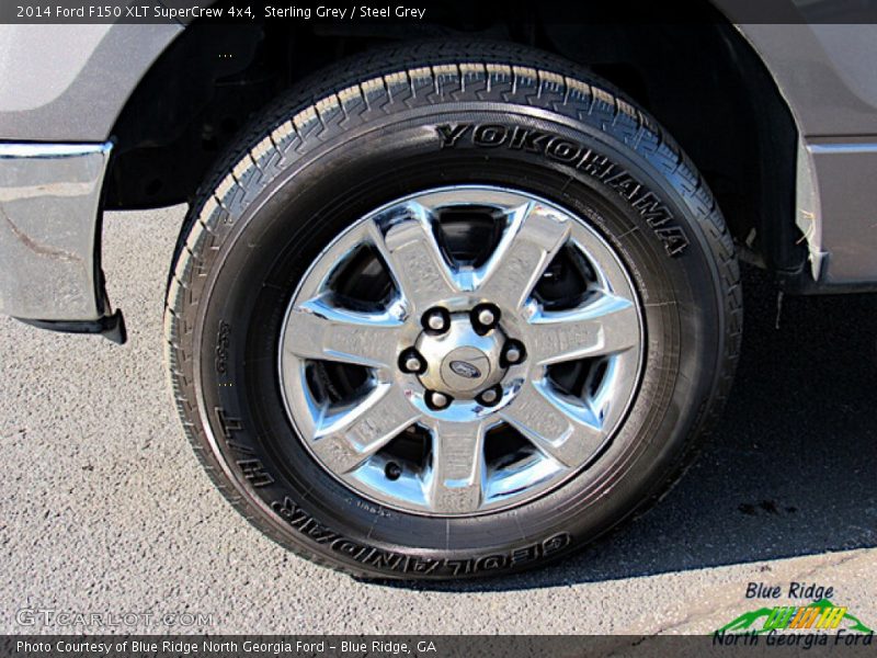 Sterling Grey / Steel Grey 2014 Ford F150 XLT SuperCrew 4x4
