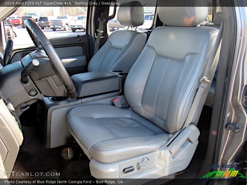 Sterling Grey / Steel Grey 2014 Ford F150 XLT SuperCrew 4x4
