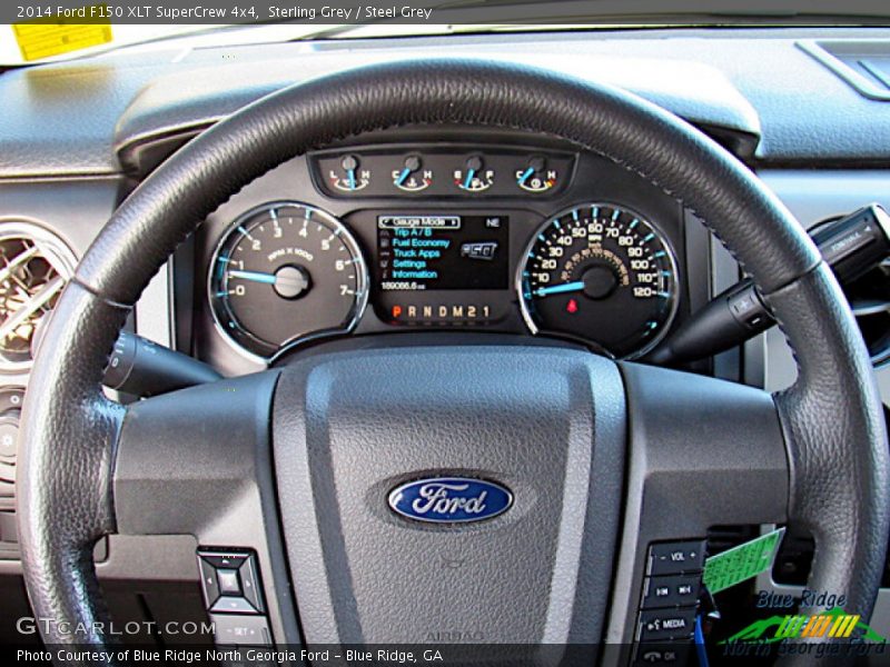 Sterling Grey / Steel Grey 2014 Ford F150 XLT SuperCrew 4x4