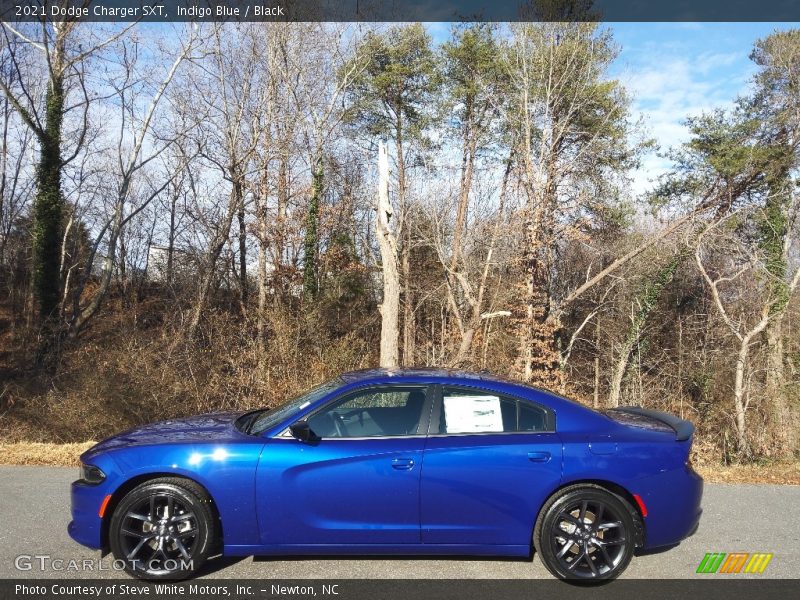 Indigo Blue / Black 2021 Dodge Charger SXT