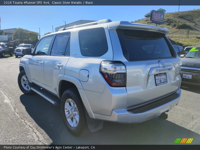 Classic Silver Metallic / Black 2016 Toyota 4Runner SR5 4x4