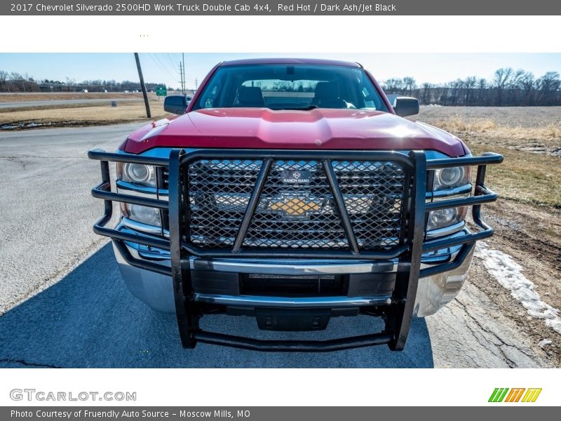 Red Hot / Dark Ash/Jet Black 2017 Chevrolet Silverado 2500HD Work Truck Double Cab 4x4