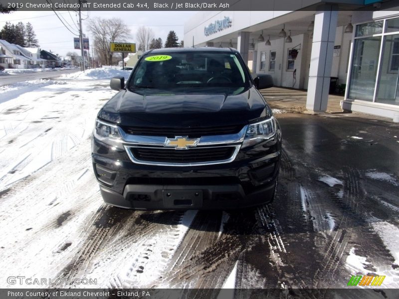 Black / Jet Black/Dark Ash 2019 Chevrolet Colorado WT Extended Cab 4x4